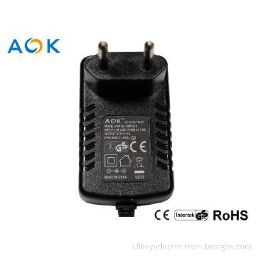12W ac adapter with GS certificate from manufacturer
